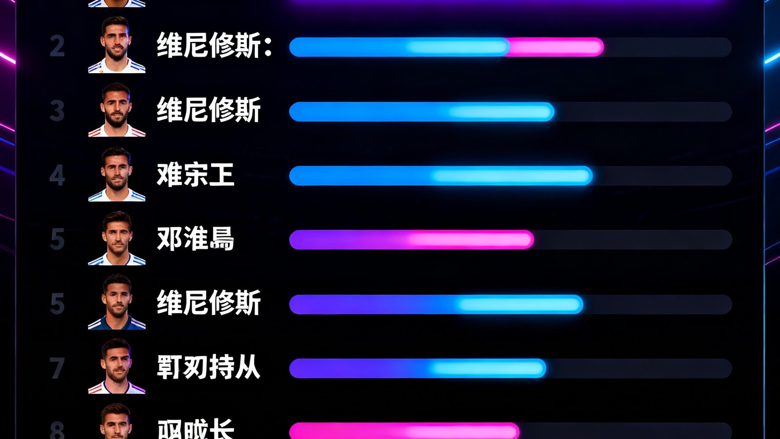 比分吧社区赛后评分界面，球迷为皇马对阵巴萨比赛中的每位球员打分，维尼修斯获得9.2分位列全场最高，界面采用深色主题配霓虹色评分条